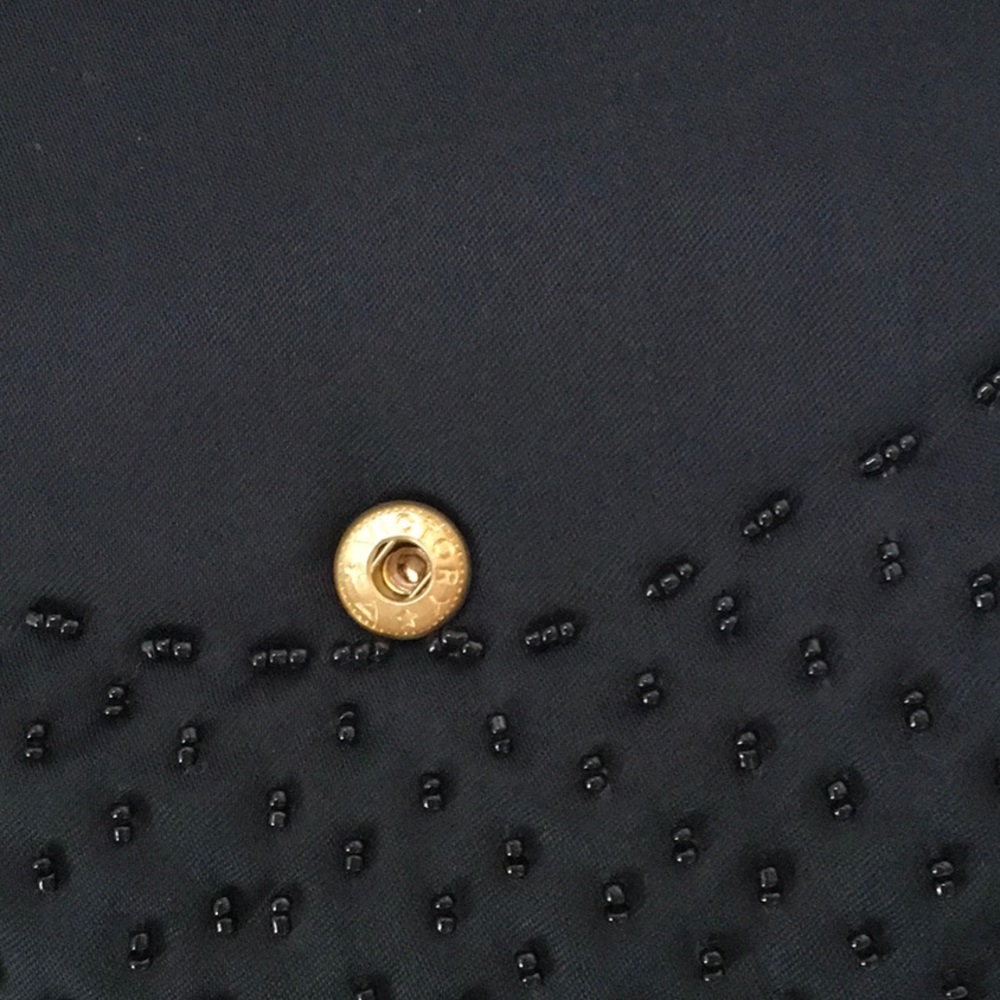 BLACK BEADED DRESS BAG - Picture 6 of 7